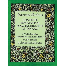 Complete Sonatas : for solo instrument - Johannes Brahms