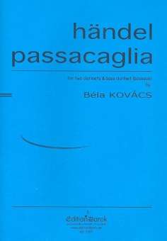 Passacaglia : for 2 clarinets and bass clarinet (bassoon) score and parts