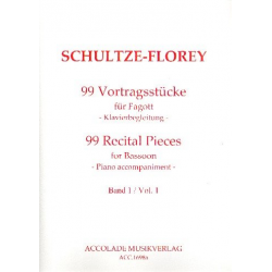 99 Vortragsstücke. Klavierbegleitung Zu Band 1 - Andreas Schultze-Florey