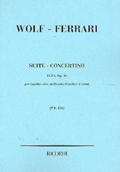Suite-Concertino Fa maggiore op.16 :