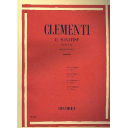 12 Sonatine Op.36,37,38 : per pianoforte - Muzio Clementi