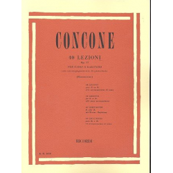 40 lezioni op.17 : per basso - Giuseppe Concone
