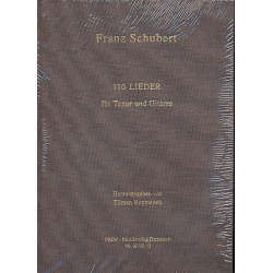 110 Lieder : für Tenor und Gitarre - Franz Schubert