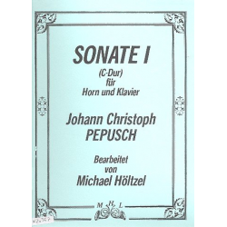 Sonate C-Dur Nr.1 : - Johann Christoph Pepusch