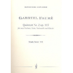 Quintett Nr.2 op.115 : für Klavier - Gabriel Fauré
