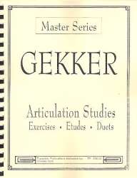 Articulation Studies for Trumpet - Chris Gekker