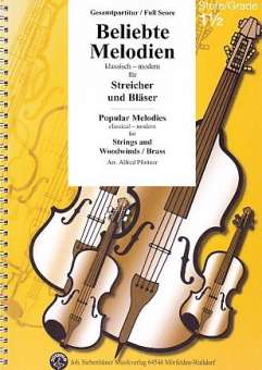 Beliebte Melodien Band 2 - Partitur für alle Stimmen (Streicher / Bläser / Klavier)