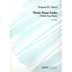 20 easy Pieces : for piano - Manuel Ponce