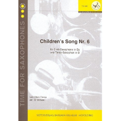 Children's Song no.6 : für 3 Saxophone (AAT) - Armando A. (Chick) Corea