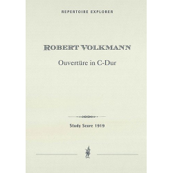 Concert Overture in C major for orchestra Studienpartitur - Robert Volkmann