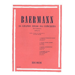 16 grandi studi dall'op.64 : - Carl Baermann