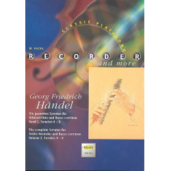 Sonaten Band 2 (+CD) : für Altblockflöte - Georg Friedrich Händel (George Frederic Handel)