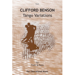Tango Variations : for flute and piano - Clifford Benson