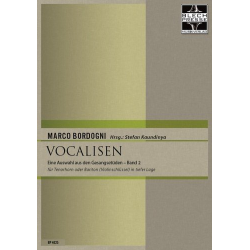 Vocalisen in tiefer Lage Band 2 (Violinschlüssel) - Marco Bordogni