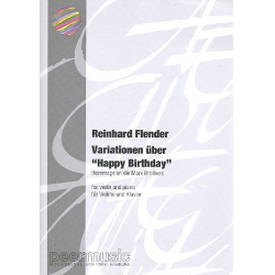 Variationen über Happy Birthday : - Reinhard David Flender
