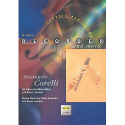 11 Stücke (+CD) : für Altblockflöte - Arcangelo Corelli