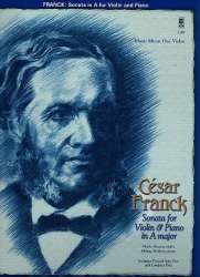 Sonata in A Major for violin and piano (+CD) - César Franck