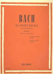 23 Pezzi facili (+CD) : per pianoforte - Johann Sebastian Bach