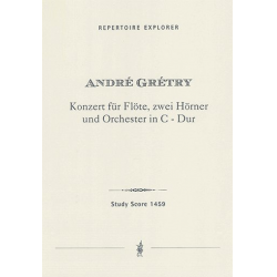 Konzert für Flöte, zwei Hörner und Orchester in C - Dur soli_orch - Andre Ernest Modest Gretry