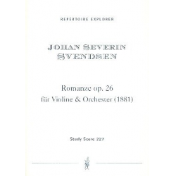 Romanze op.26 : für Violine - Johan Severin Svendsen