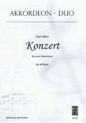 Konzert : für 2 Akkordeons - Curt Mahr