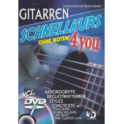 Gitarrenschnellkurs ohne Noten 4 you (+DVD) - Dietrich Kessler