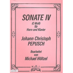 Sonate c-Moll Nr.4 : - Johann Christoph Pepusch