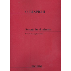 Sonata si minore : per violino - Ottorino Respighi