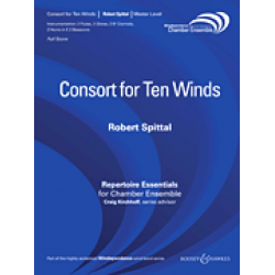 Consort for 10 Winds (Partitur) - Robert Spittal