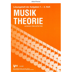 Musik-Theorie Lösungsheft Band 1 für Heft 1-3 -Alfred Pfortner