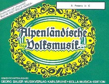 Alpenländische Volksmusik - 27 Posaune 3 C
