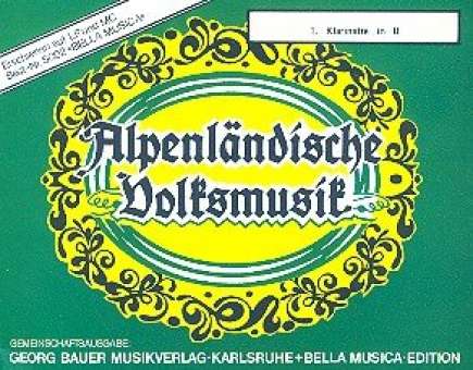 Alpenländische Volksmusik - 03 Klarinette 1 Bb