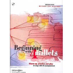 Beginning with 4 mallets (+CD) :