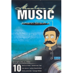 Masters of Music (+CD) : 10 berühmte - Johann Strauß / Strauss (Sohn)