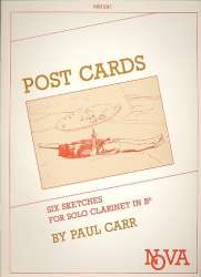 Post Cards für Solo Klarinette - Paul Carr