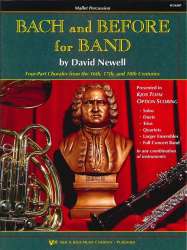 Bach and Before for Band - Book 1 - Mallet Percussion / Schlagzeug - Johann Sebastian Bach / Arr. David Newell