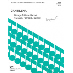 Cantilena (Trompete und Klavier) - Georg Friedrich Händel (George Frederic Handel) / Arr. Forrest L. Buchtel