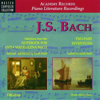  J.S. Bach: "Notenbüchlein für Anna Magdalena" und Zweist. Inventionen / Buch & CD