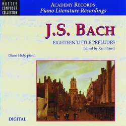 J.S. Bach: 18 kleine Präludien / 18 Little Preludes - Buch & CD - Keith Snell