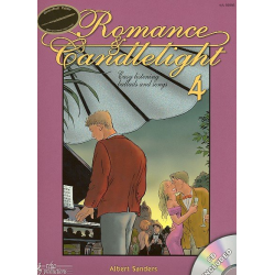 Romance & Candlelight Heft 4 Querflöte, (Violine) + CD - Albert Sanders