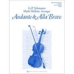 Andante & Alla Breve - Georg Philipp Telemann / Arr. Mark D. Hellem