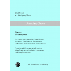 Amacing Grace (Quartett) -Traditional / Arr.Wolfgang Huhn