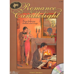 Romance & Candlelight Heft 3  Klavier + CD - Albert Sanders