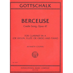 Berceuse op.47 : for clarinet in A (violin/ - Louis Moreau Gottschalk