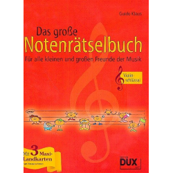 Das große Notenrätselbuch (Violinschlüssel) - Guido Klaus