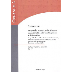 Singende Muse an der Pleiße Band 2 : - Johann Sigismund (Sperontes) Scholze