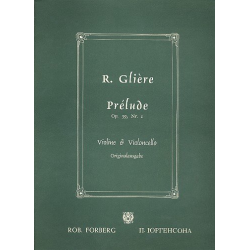Prélude op.39,1 : für - Reinhold Glière