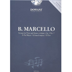 Sonate B-Dur op.2,7 (+CD) : - Benedetto Marcello