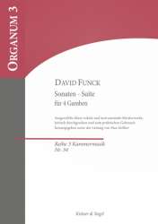 Sonaten-Suite für 4 Gamben - David Funck / Arr. Max Seiffert