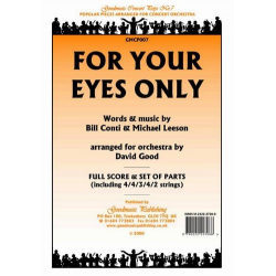 For Your Eyes Only (Arr.Good) Pack Orchestra - Bill Conti